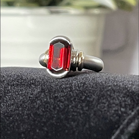 Garnet Vermeil Ring - Picture 1 of 10
